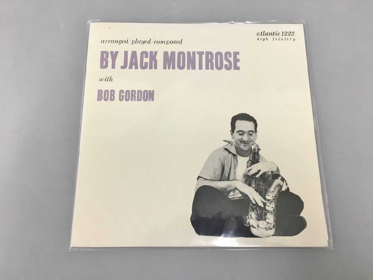 LPレコード JACK MONTROSE With BOB GORDON 帯 ライナーノーツ付き Aｔlantic 1223 美品 2402LO012_画像1