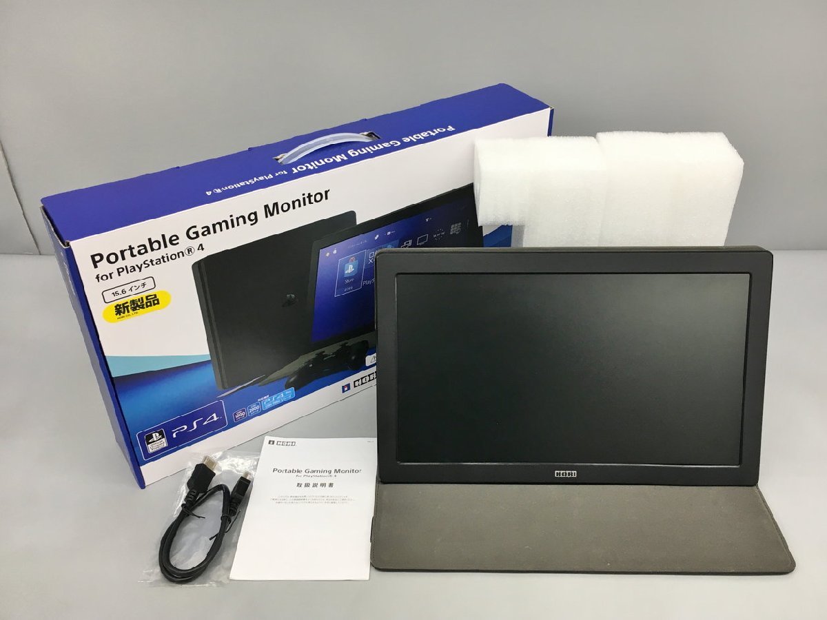 HORI Portable Gaming Monitor for PlayStation4 PS4-087 ジャンク 2402LBS003_画像2