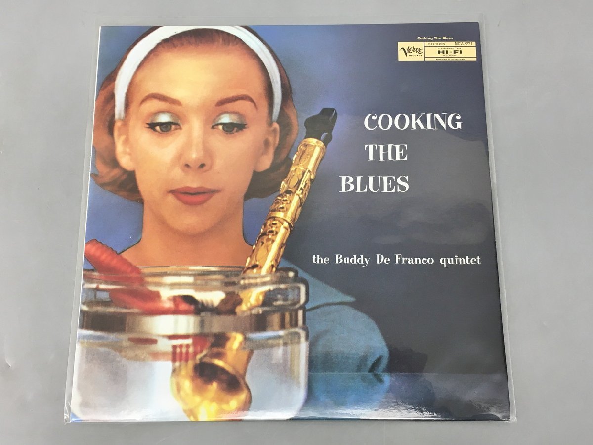 LPレコード Buddy DeFranco Quintet Cooking The Blues MGV-8221 帯 ライナー付き 美品 2402LO083_画像1