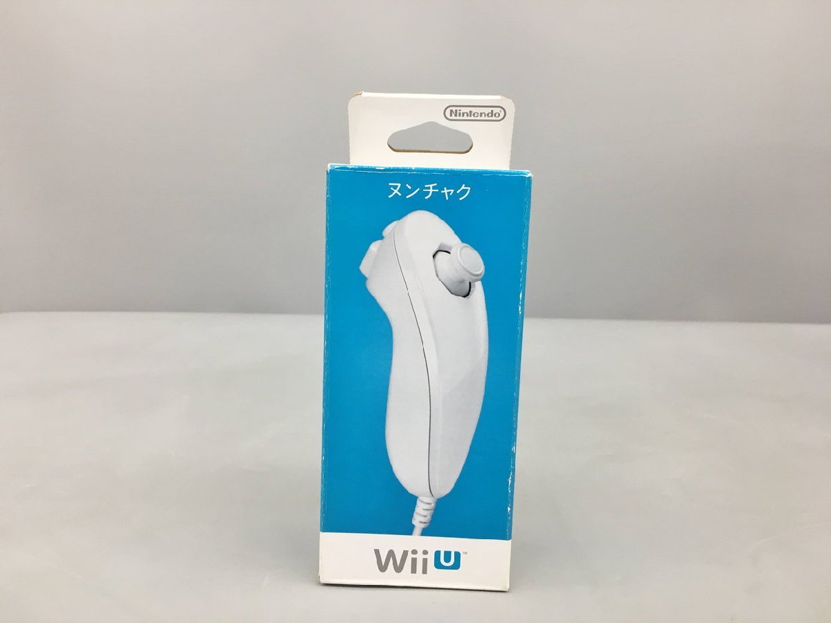 Nintendo Wii U ヌンチャク shiro 未使用 2402LO102_画像1