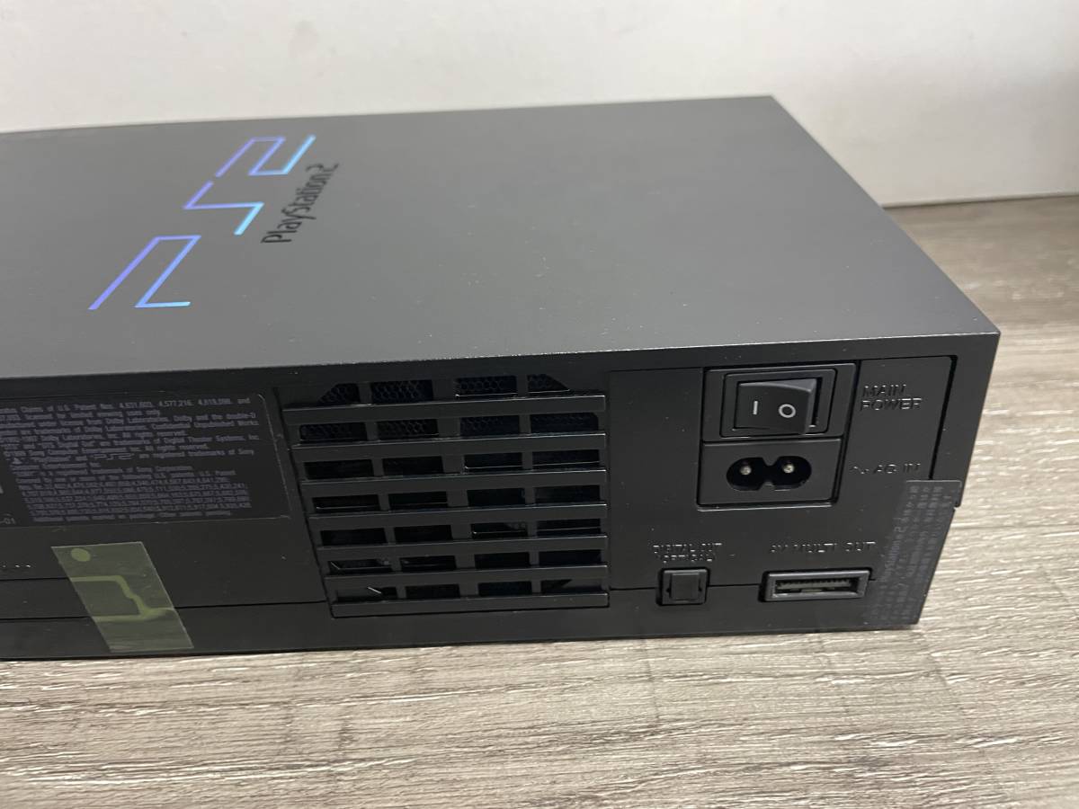 ☆ PS2 ☆ プレイステーション2 SCPH-18000 動作品 本体 コントローラー 箱 説明書 付属 Playstation2 デュアルショック2 SONY 9387_画像5