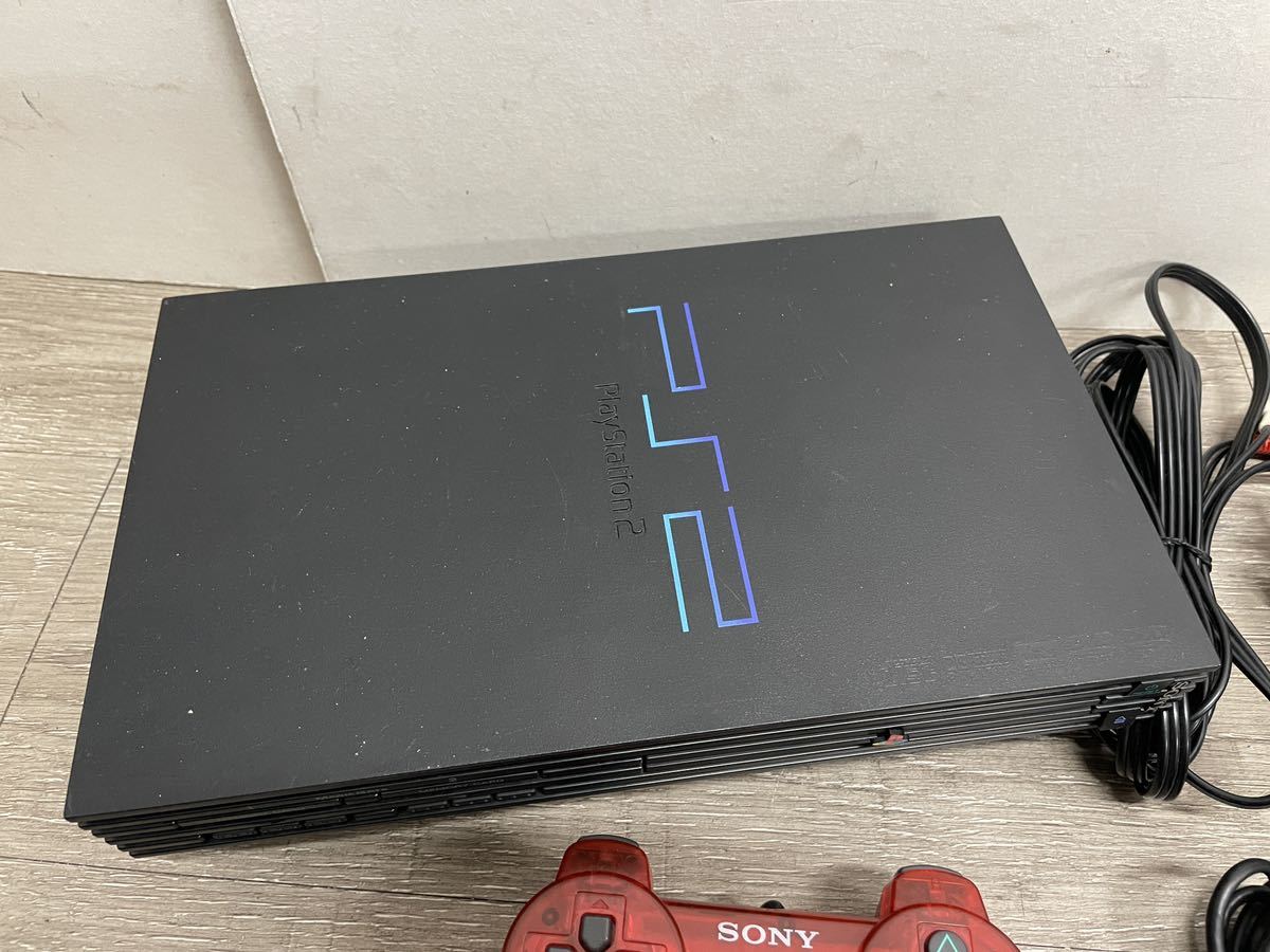 ☆ PS2 ☆ プレイステーション2 SCPH-39000 動作品 本体 コントローラー Playstation2 デュアルショック2 6509の画像2