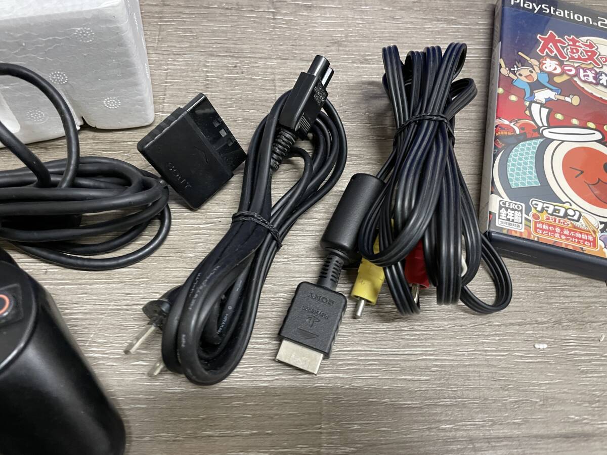 ☆ PS2 ☆ プレイステーション2 SCPH-18000 動作品 本体 コントローラー 箱 説明書 付属 Playstation2 デュアルショック2 SONY0 4389_画像7