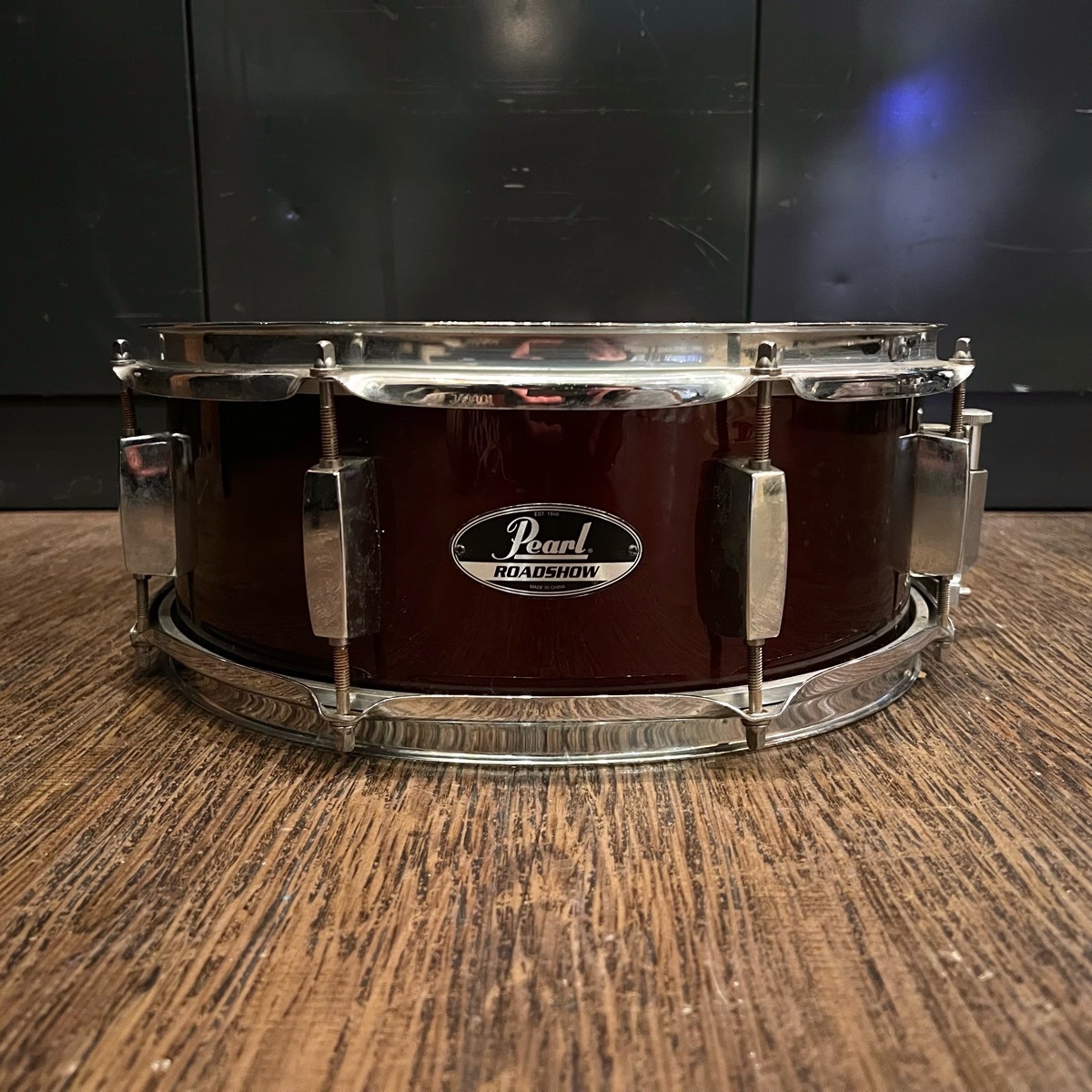 Pearl パール Roadshow series スネア 14×5.5インチ ダークレッドスパークル -h513_画像1