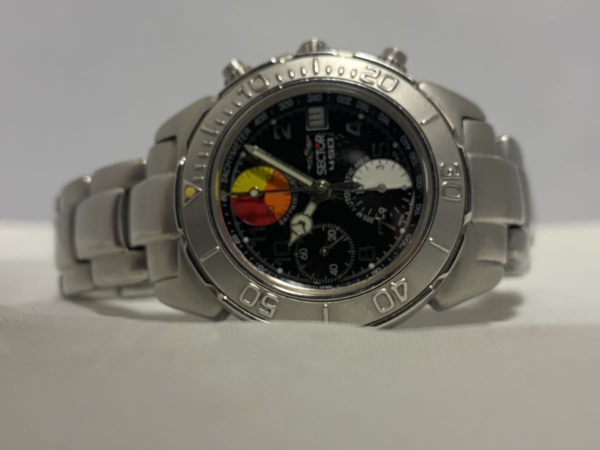 腕時計　セクターダイバースイスヴァルジュークロノグラフォsector 450 diver swiss made valjoux 7750 cronografo_画像1