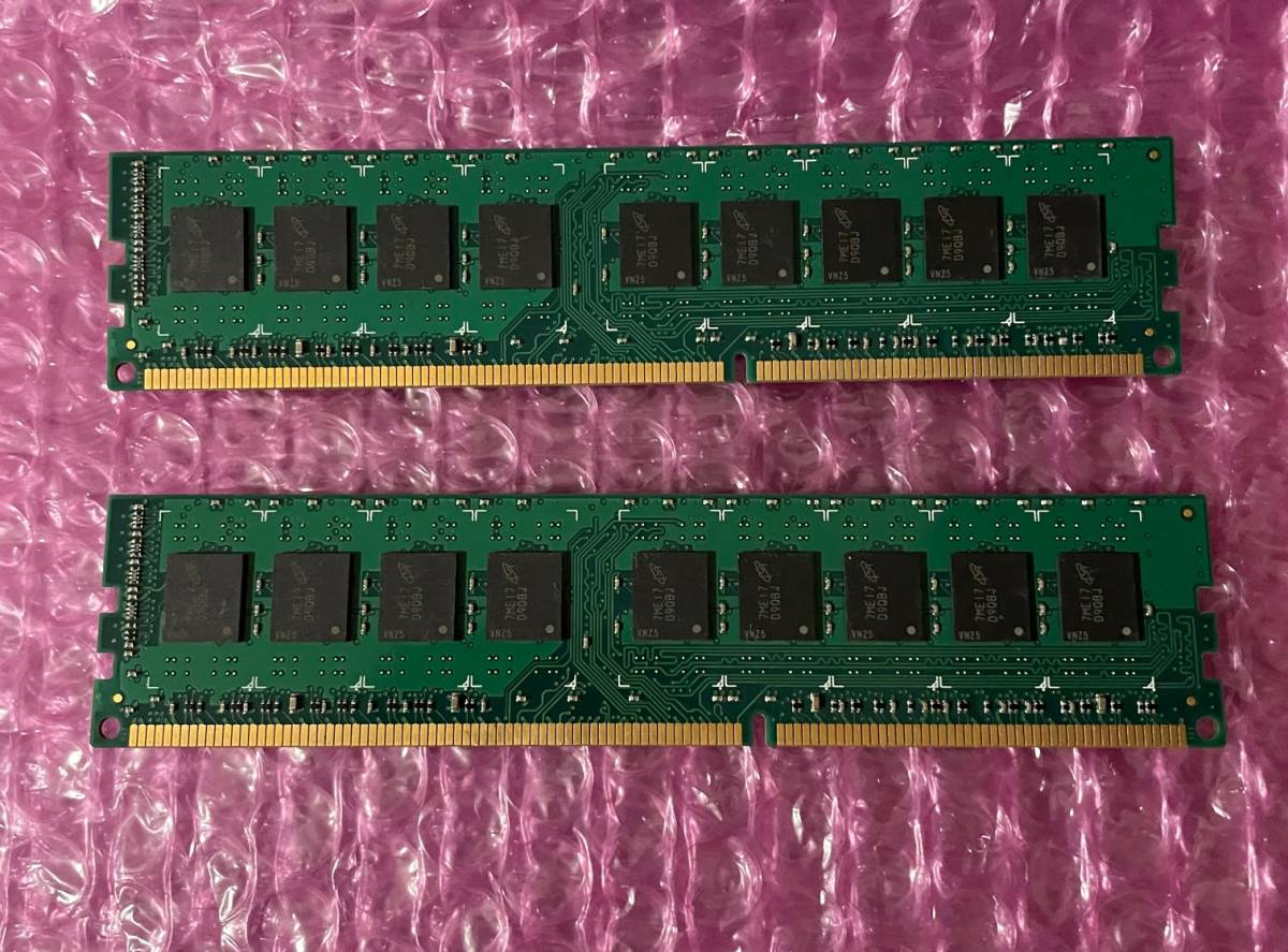 W033☆ ADTEC DDR3L PC3L-12800 UDIMM ECC 8GB ×2計16GB Memory メモリー 動作確認済みの画像2