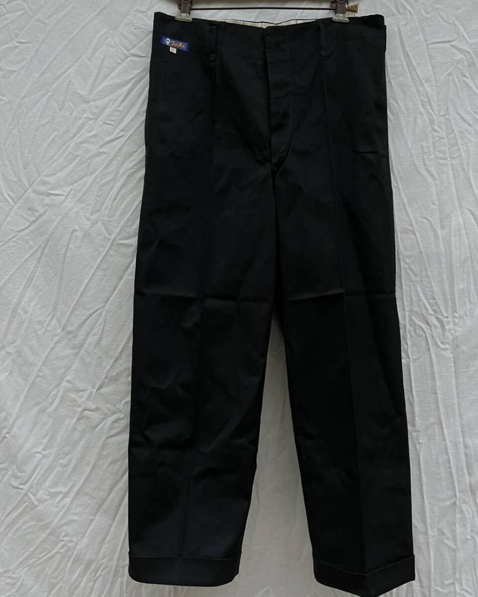 未使用品 コットン ギャバジン ボタンフライ FORGENTLEMEN 釦 パンツ TROUSERS ジャパンヴィンテージ JAPAN VINTAGE 富士鳩 FujiHato 50s