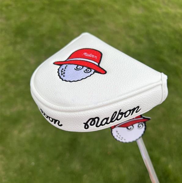 韓国　Malbon　ゴルフ　パター　カバー　ホワイト　新品未使用