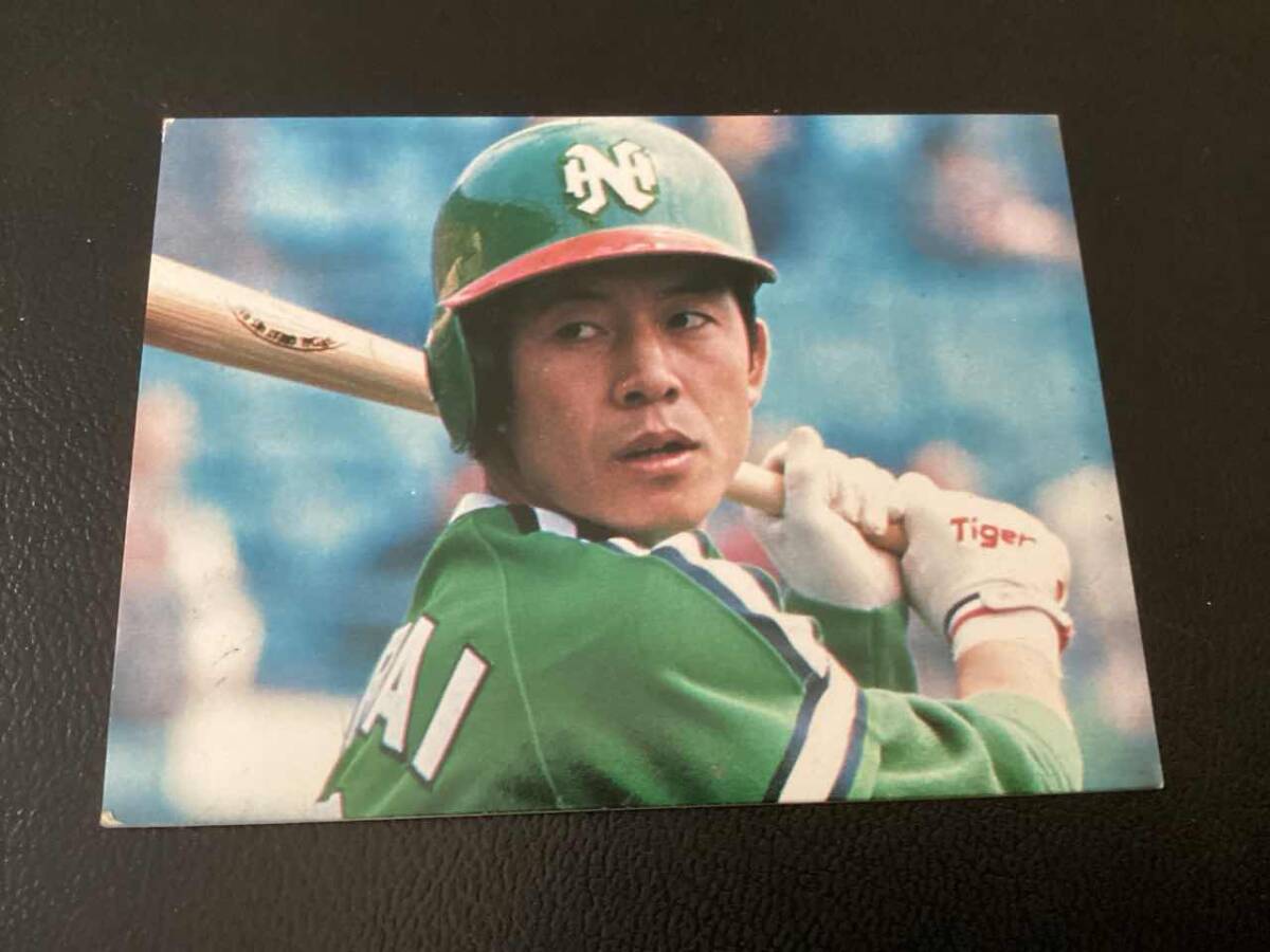 良品　カルビー80年　大判枠あり　新井（南海）No.38　プロ野球カード_画像1