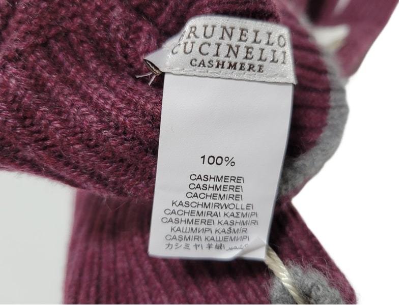 本物新品BRUNELLO CUCINELLI ブルネロ クチネリ【最高水準カシミヤ100％】ニットグローブ手袋 L スーツ ジャケット コートと組み合わせたい_画像3