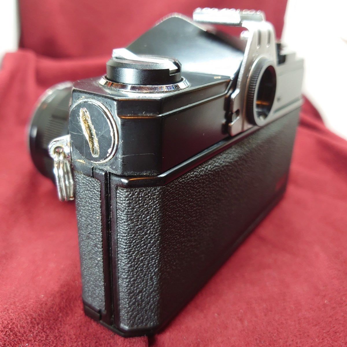 212【シャッターOK】FUJICA ST701 一眼レフフィルムカメラ フジカ LENS FUJINON F:1.8 55mm ブラックボディ+レンズセット_画像5