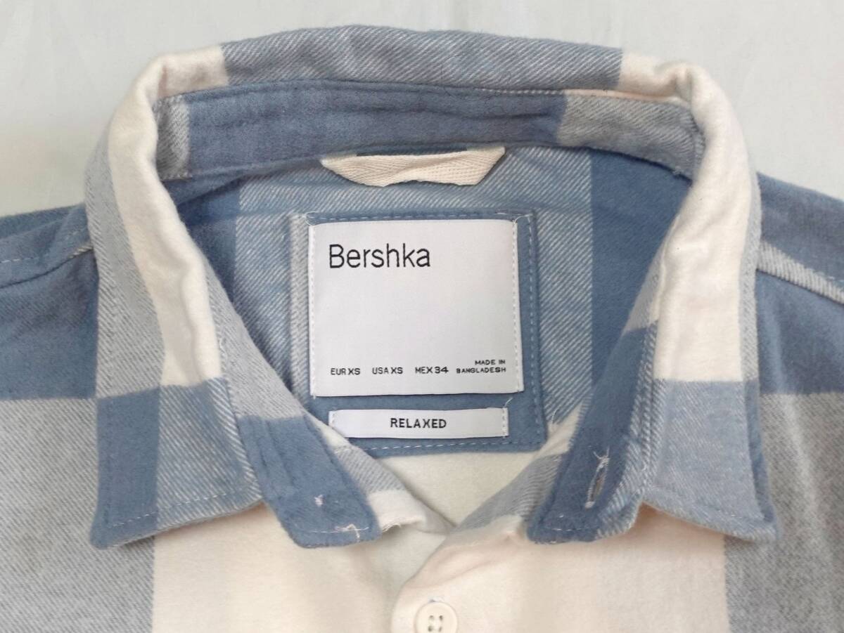 福祉バザー　Bershka/べルシュカ 長袖シャツ ソフト素材 M相当_画像4