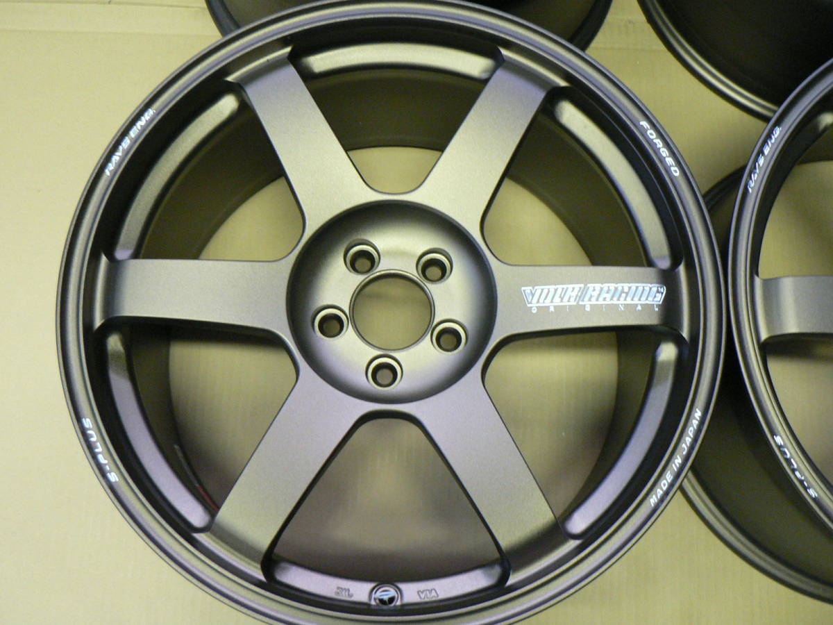 【33】TE37SAGA S-PLUS 18-9.5J+43 PCD100 5穴 BR RAYS CE28 ZE40 TE37SL STI GR86 BRZ ENKEI BBS スバル WRX インプレッサの画像3