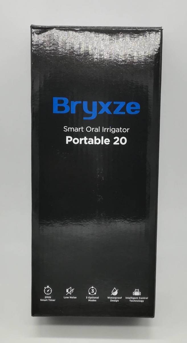 送料無料 口腔洗浄器 Bryxze ジェットウォッシャー ホワイト 替えノズル8本 3段階 300mlタンク ウォーターフロス USB充電式 IPX7防水 新品_画像10