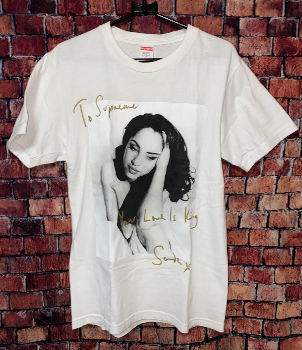 Sサイズ Supreme Sade Tee シュプリーム シャーデー フォト Tシャツ 白 ホワイト 岩田剛典 野村周平 着用