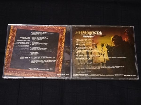 CD+DVD[PHOBIA OF THUG2枚/HYDROPHOBIA+JAPANESTA]MR.OZ GANXTA G.CUE DJ4-SIDE DS455 BIG RON TWO-J AK-69MOTO PMX DOPEMAN FILLMORE☆GO_画像3