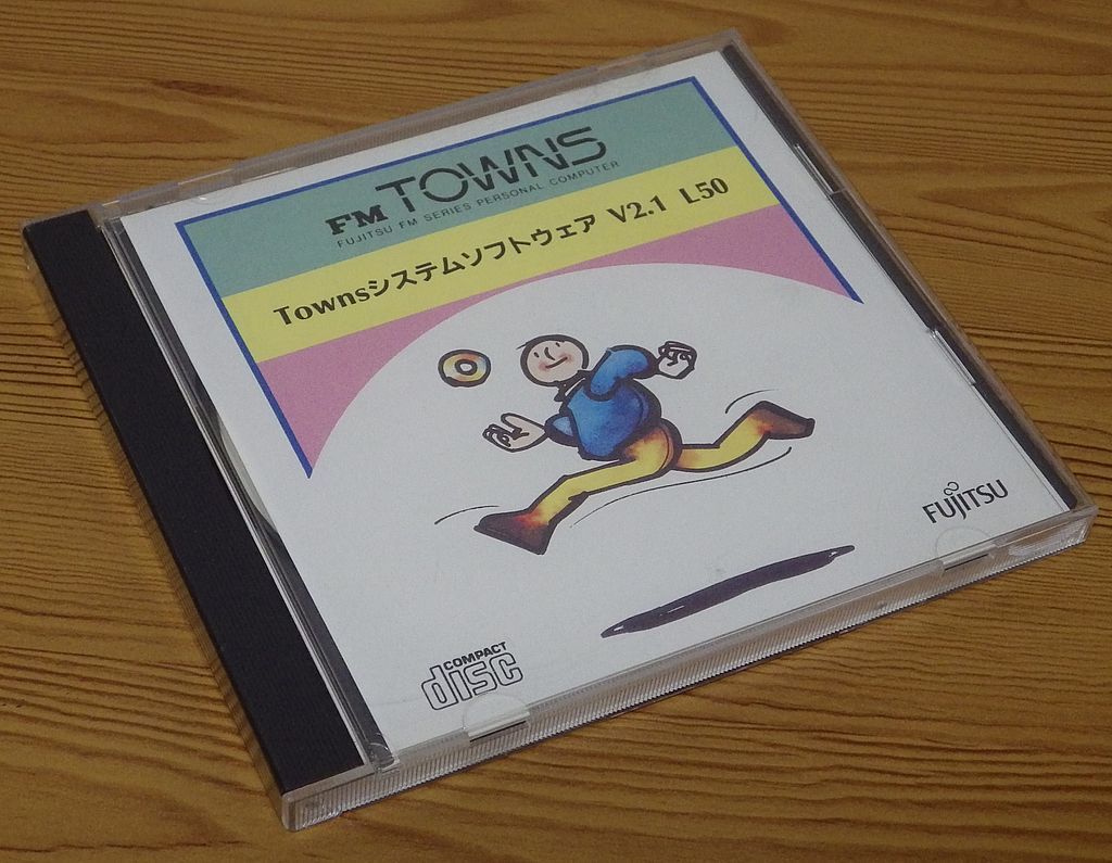 【動作確認済】FM TOWNS「V2.1 L50 Townsシステムソフトウェア」CD-ROM_画像1