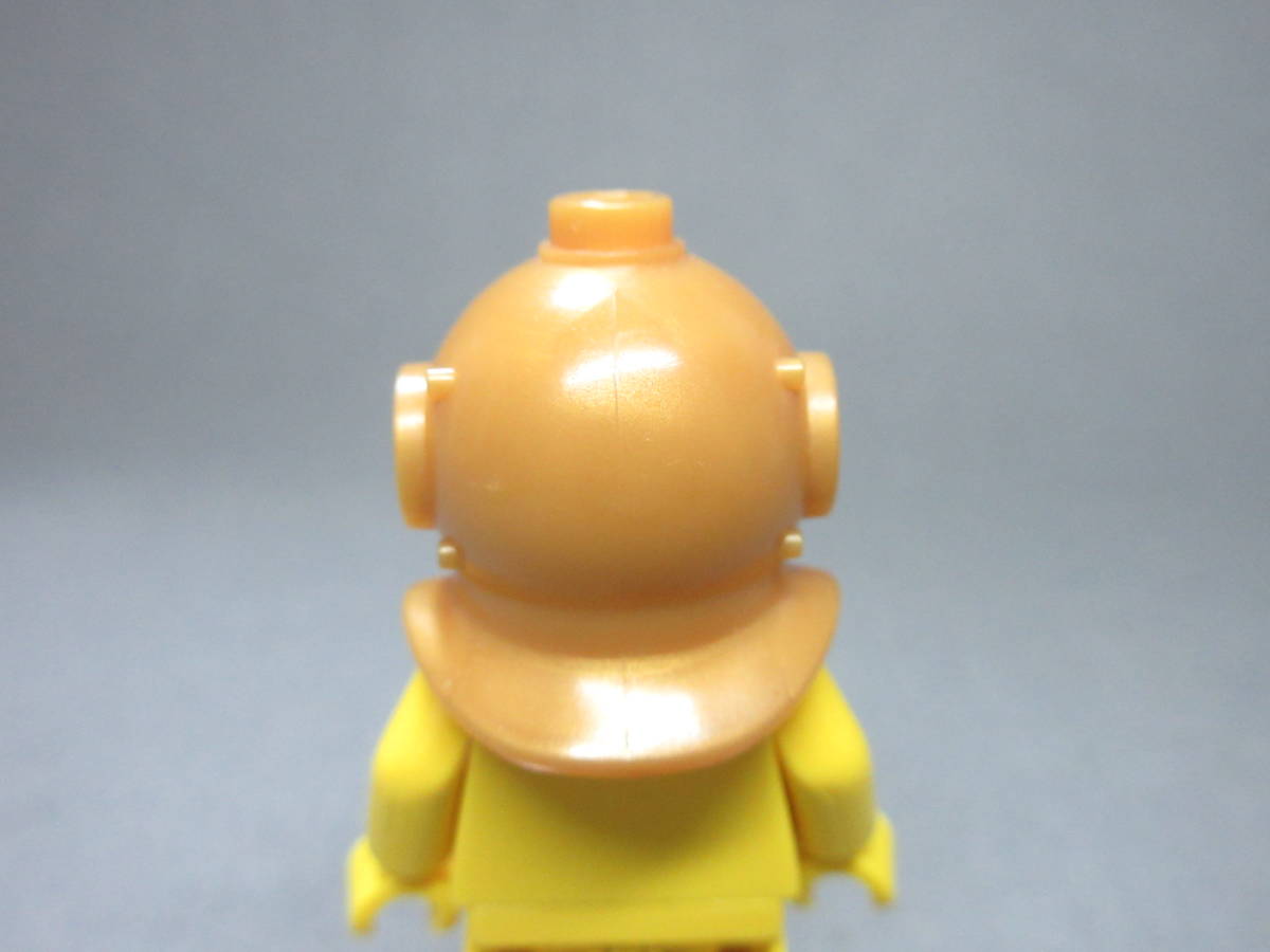 LEGO★125 正規品 ダイビング ヘルメット 被り物 同梱可能 レゴ シティ ミニフィグ 海 アクア シー ダイバー_画像3
