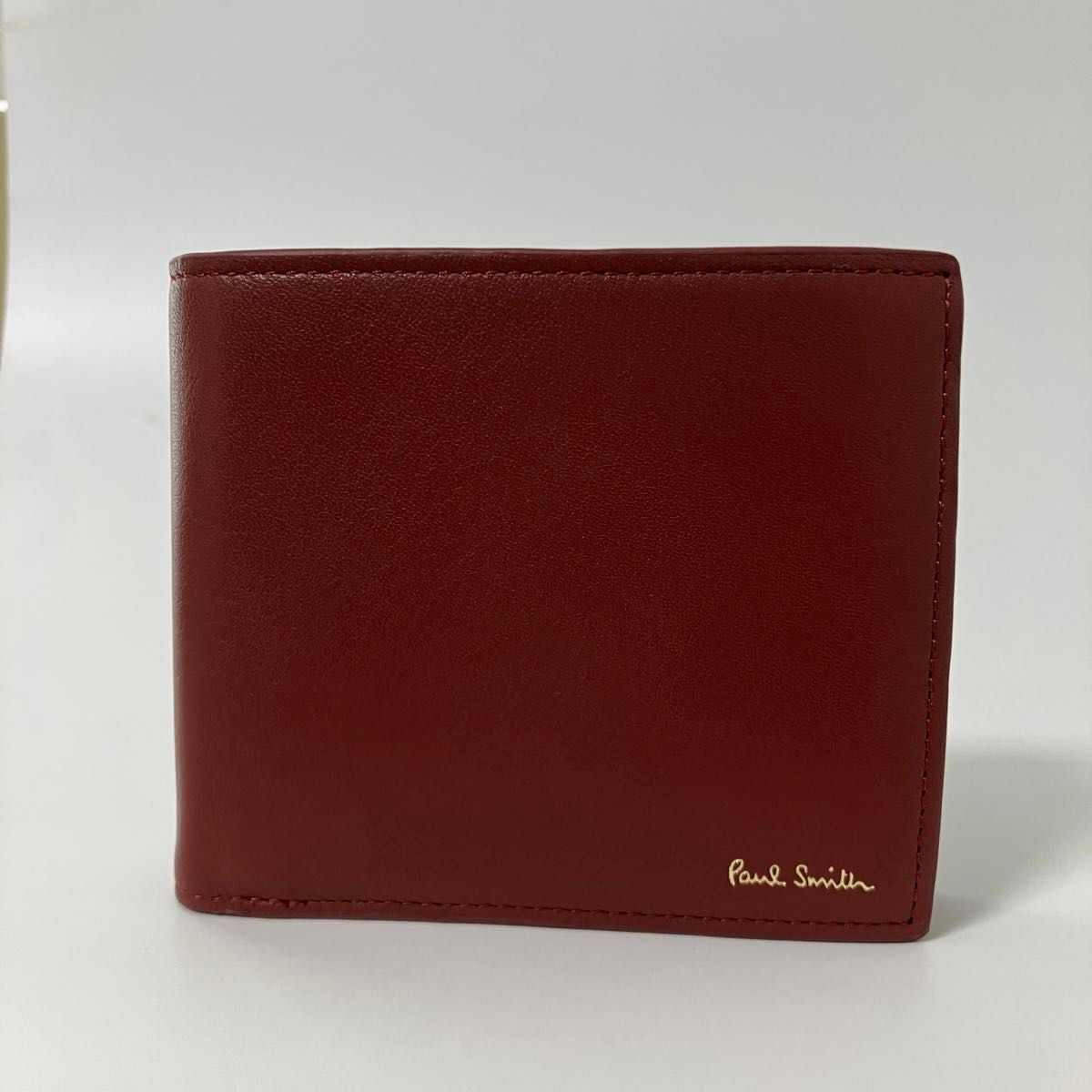 ポールスミス PaulSmith マルチストライプトリムインサイド 二つ折り財布