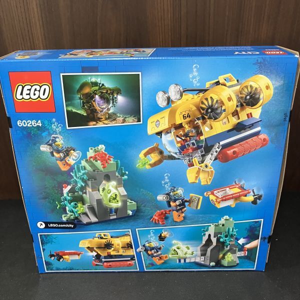 1円スタート 新品未開封 LEGO レゴ 60264 シティオーシャン City Ocean Exploration Submarine Set_画像3