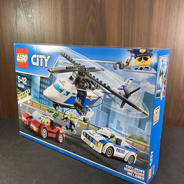 1円スタート 新品未開封 レゴ LEGO レゴシティポリスヘリコプター ポリスカー 60138_画像2