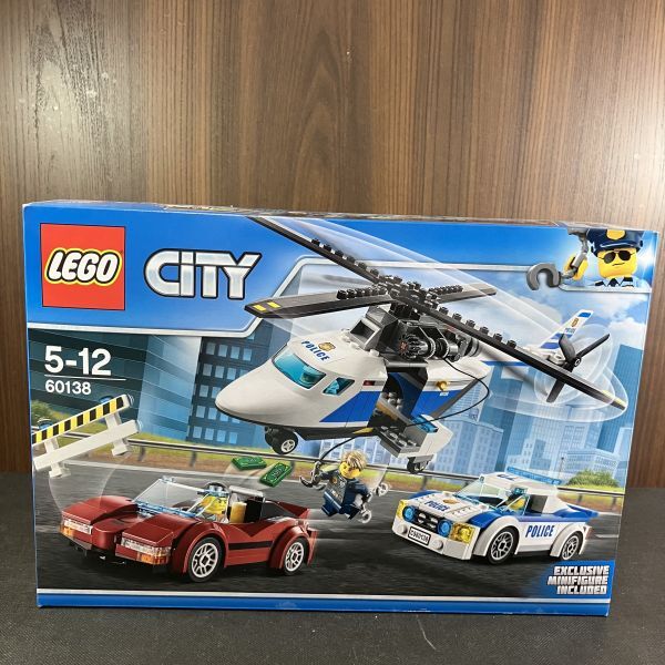 1円スタート 新品未開封 レゴ LEGO レゴシティポリスヘリコプター ポリスカー 60138_画像1