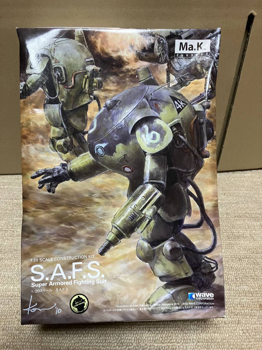 WAVE 1/20 S.A.F.S. マシーネンクリーガー Ma.K. SF3D 未開封 箱に凹みあり_画像1