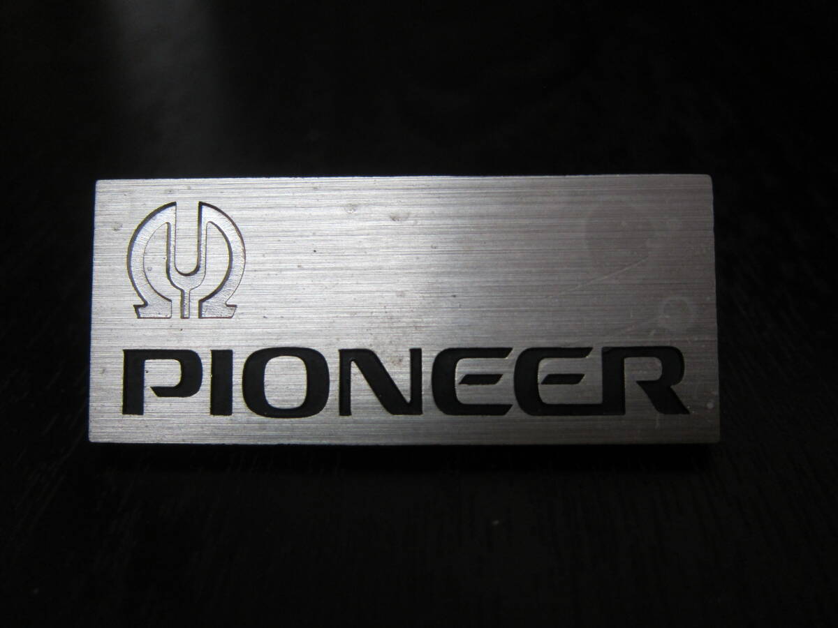 PIONEER 　パイオニア　　スピーカー　　エンブレム　　4.2cm　　アルミ製　　２個_画像5