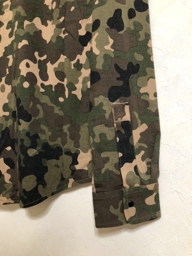 【新品】 adidas originals FLEX CAMO SHIRT アディダス オリジナルス スケートボーディング カモフラ シャツ トップス サイズS 長袖CE4691_画像8