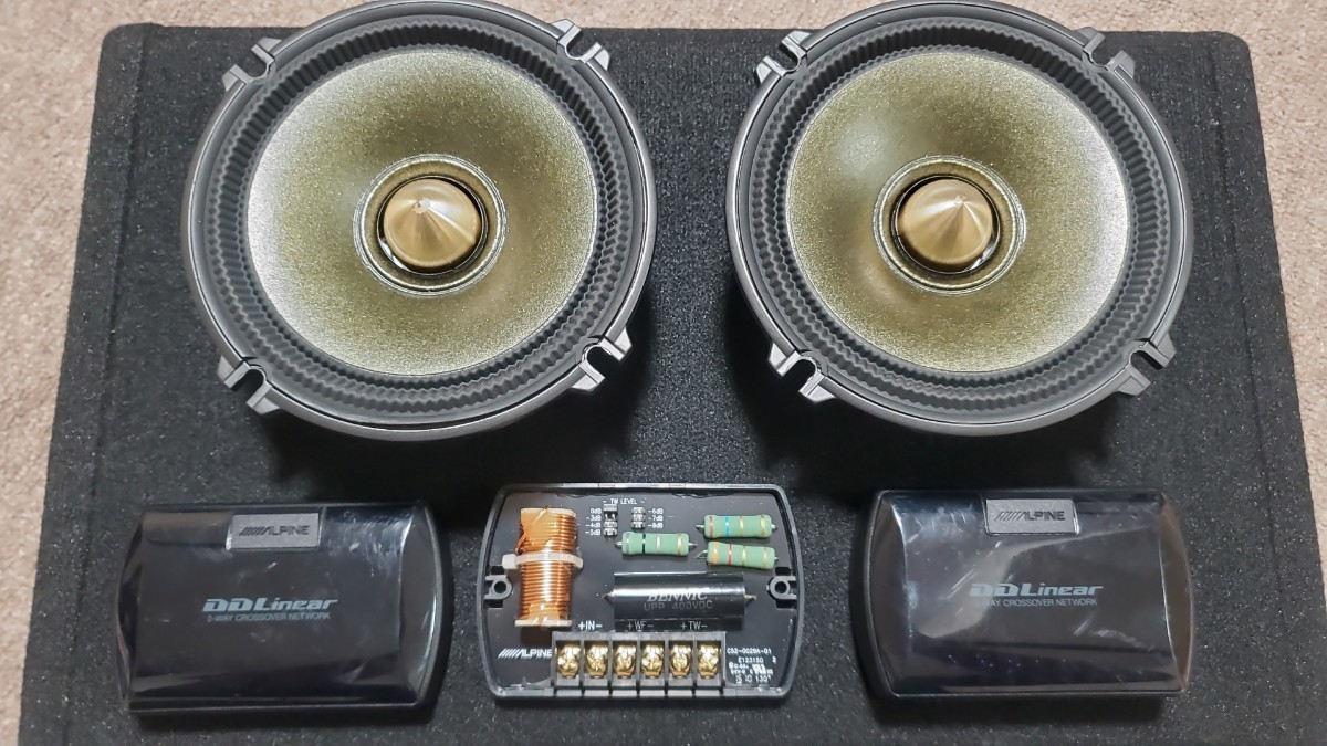 ALPINE 気にい DLX-F17S スピーカー ツィーター クロスオーバーSET ALPINE 気にい DLX-F17S スピーカー ツィーター クロスオーバーSET