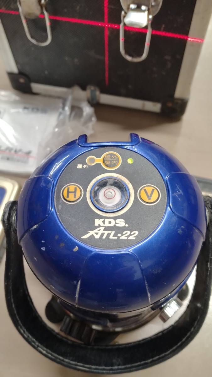 ■レーザー墨出し器■　中古　ムラテックKDS　ALT-22 受光器付きLRV-4_画像3