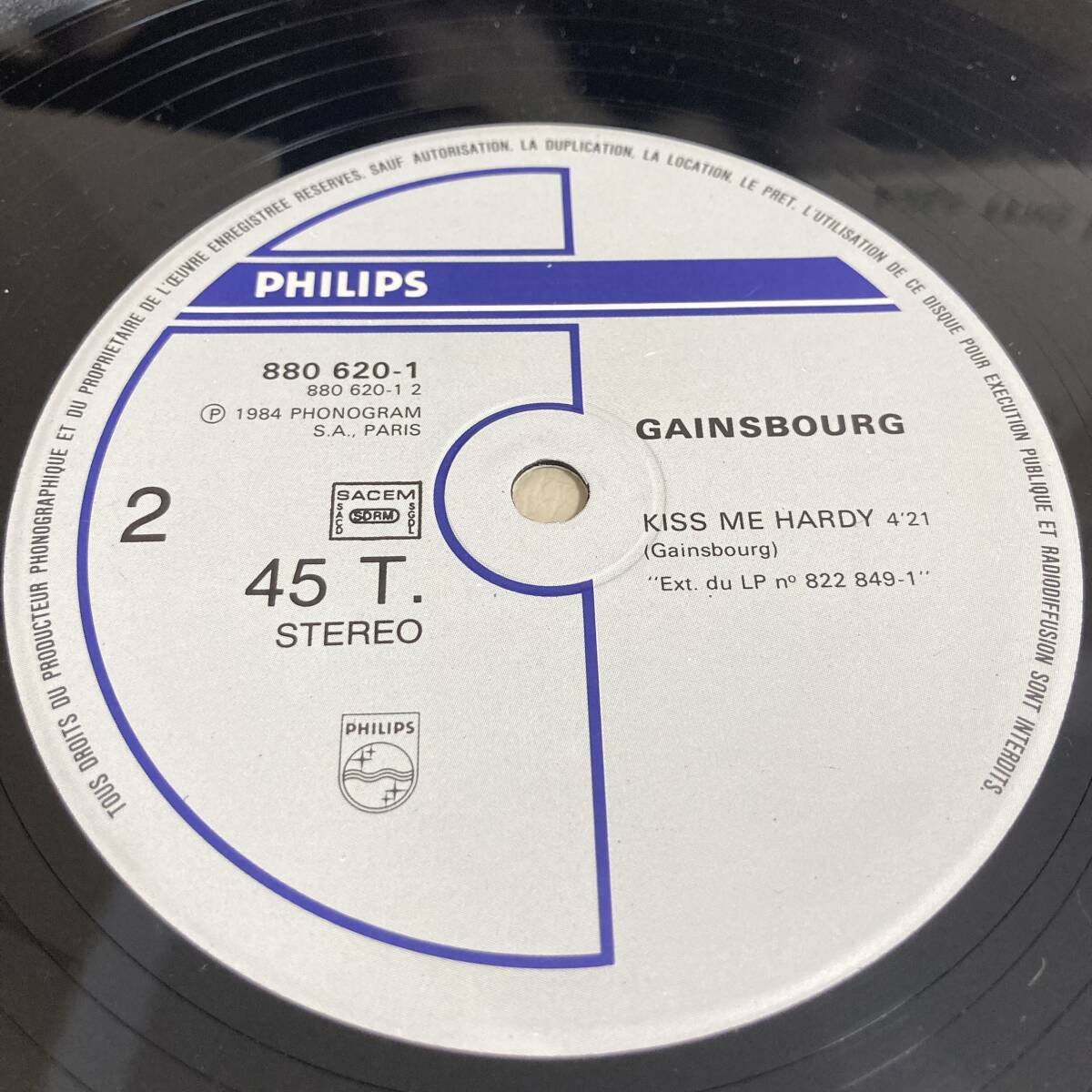 Gainsbourg - No Comment (Extended Version) 12 INCH