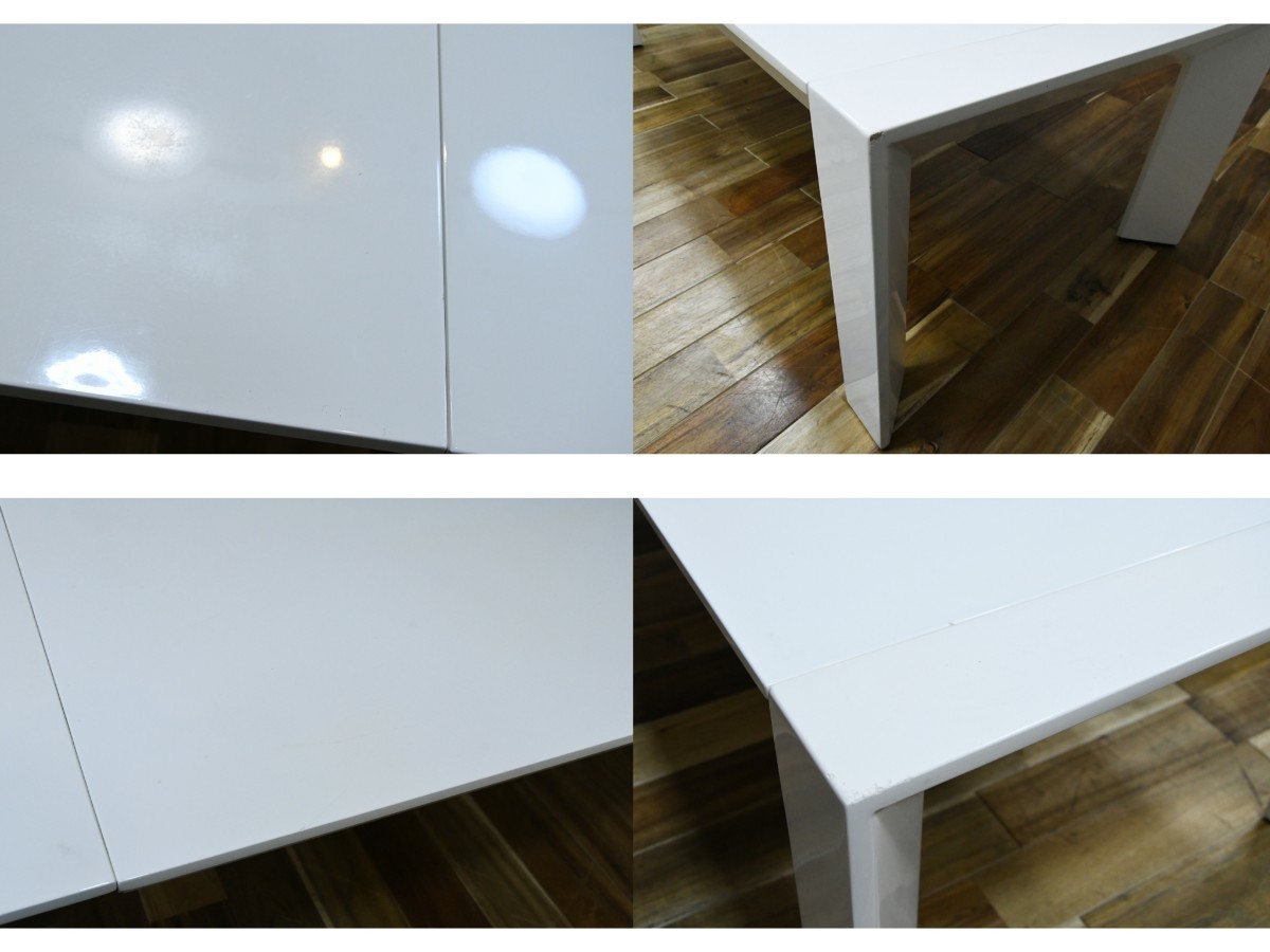 PB4BK23 伸長式 センターテーブル W105.5-135.5cm ローテーブル エクステンション シンプルモダン リビングテーブル コーヒーテーブル_画像8