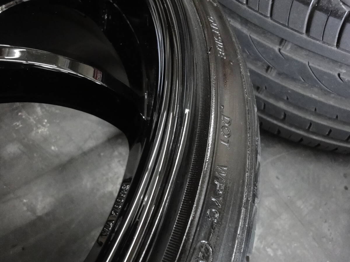 特殊PCD108-5穴★WORK　エモーションD9R　19インチ　8.5J+30　9.5J+23　ハブ径65.1ｍｍ★ベタ車高ボルボに装着してました_画像4