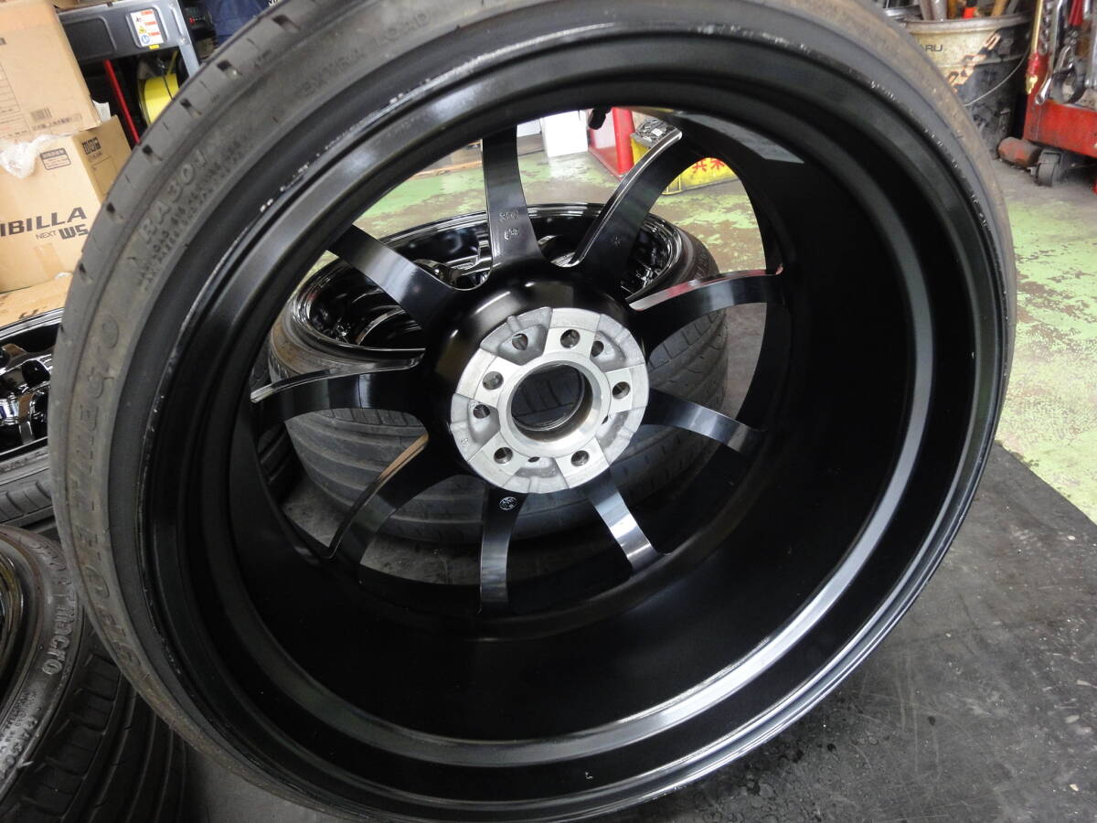 特殊PCD108-5穴★WORK　エモーションD9R　19インチ　8.5J+30　9.5J+23　ハブ径65.1ｍｍ★ベタ車高ボルボに装着してました_画像9