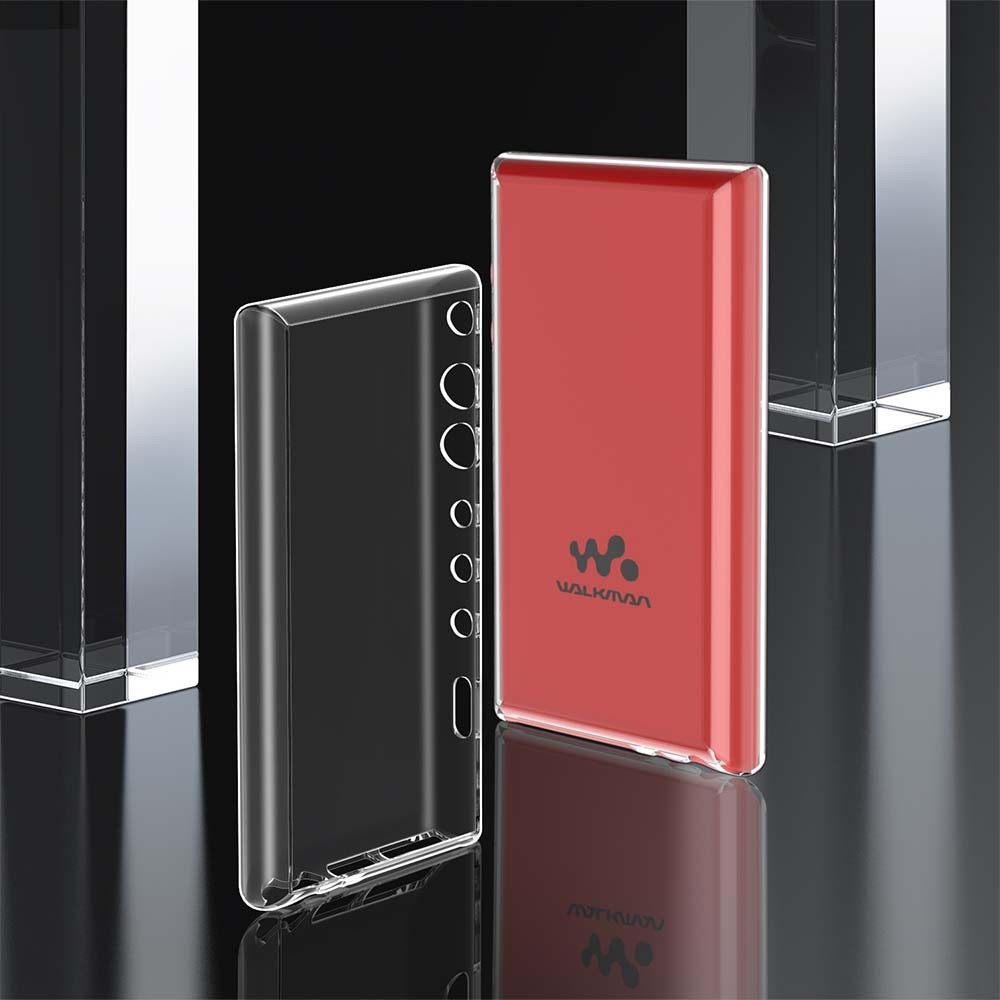 Sony NW-A100シリーズ ウォークマン 用ソフトケース TPU保護ケース カバー 耐衝撃 透明 TPU 薄型 背面カバー 軽量 落下防止_画像2
