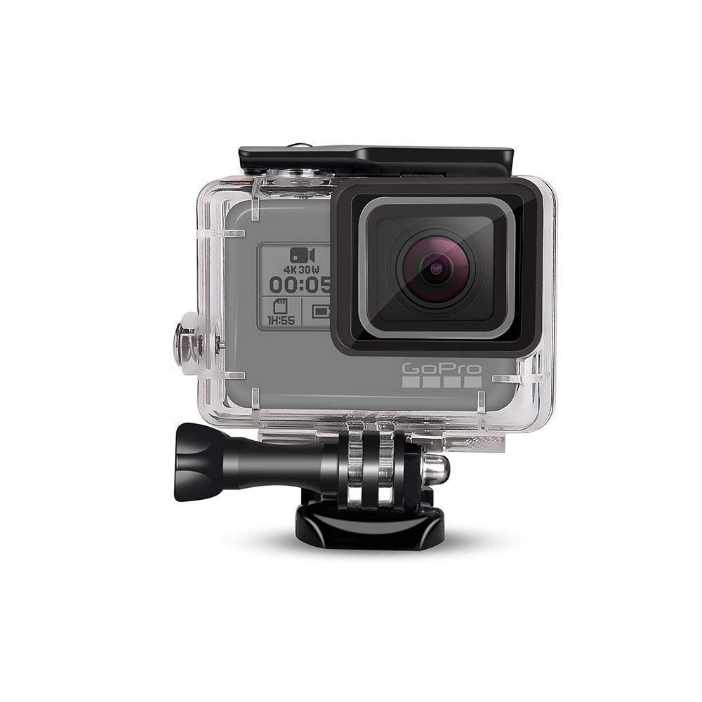 送料無料 GoPro HERO7 6 5HERO(2018) 対応 防水ハウジングケース ダイブハウジング 防水 防塵 保護ケース 水深45m 水中撮影用_画像4