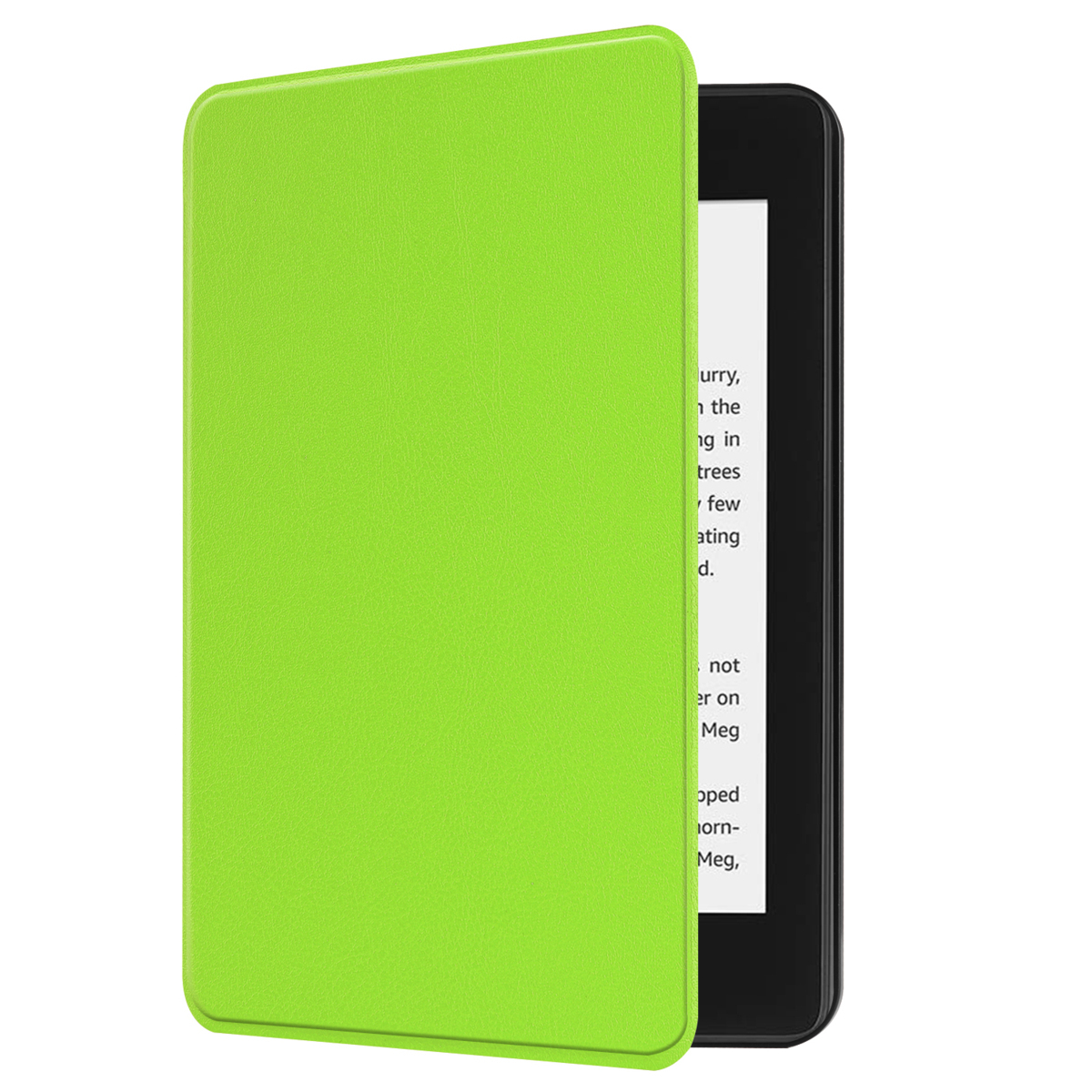 Amazon 第10世代 Kindle Paperwhite (2018) 専用 ケース カバー 薄型 軽量型 高品質PUレザーケース グリーン_画像2