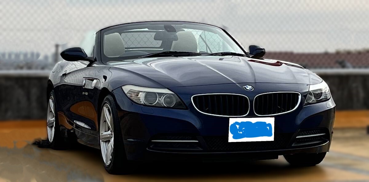 超美車】BMW Z4 sDrive 23i ハイライン/ディープシーブルー/クリーム本革【検7/11】売り切り全部が得々オープンカー_画像1