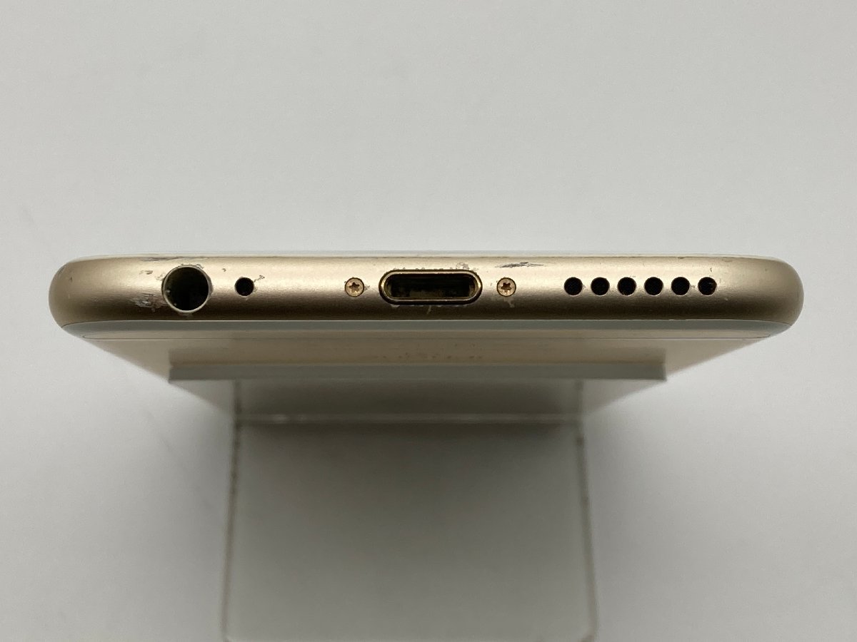 【中古・ジャンク】液晶表示不良 バッテリーサービス表記 Apple iPhone 6s 64GB SoftBank解除版SIMフリー ゴールド NW〇 本体 A-43234_画像7