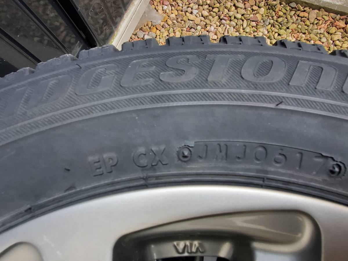 ホイル付きスタッドレスタイヤ、Bridgestone,165/65 R14_画像2