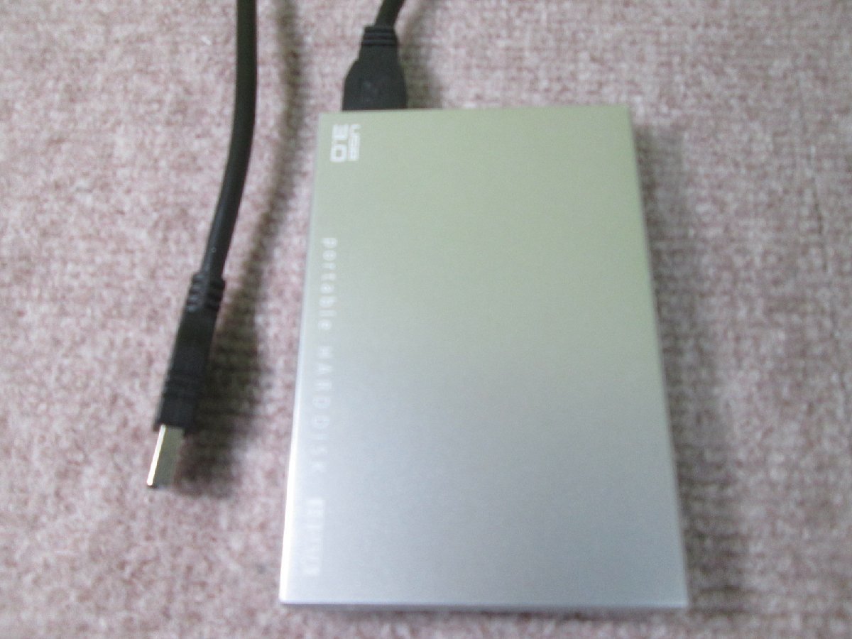 IODATA HDPC-UT1.0SC 外付けHDD 1TB USB3.0対応 送料無料 正常品 ＜美品＞ 1円～ [88229]_画像4