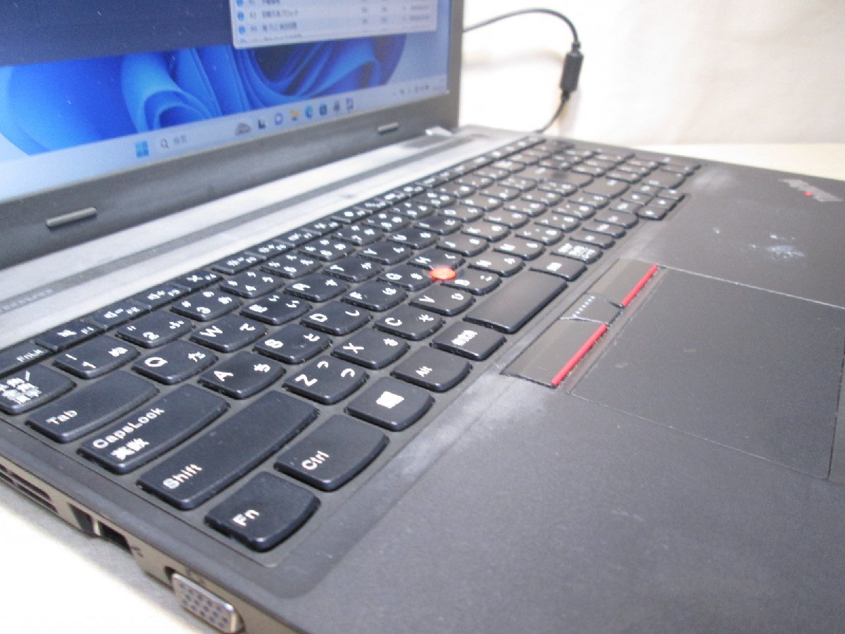 Lenovo ThinkPad E550 20DF006DJP【SSD搭載】　Core i5 5200U　【Win11 Pro】 Libre Office 長期保証 [88266]_画像3