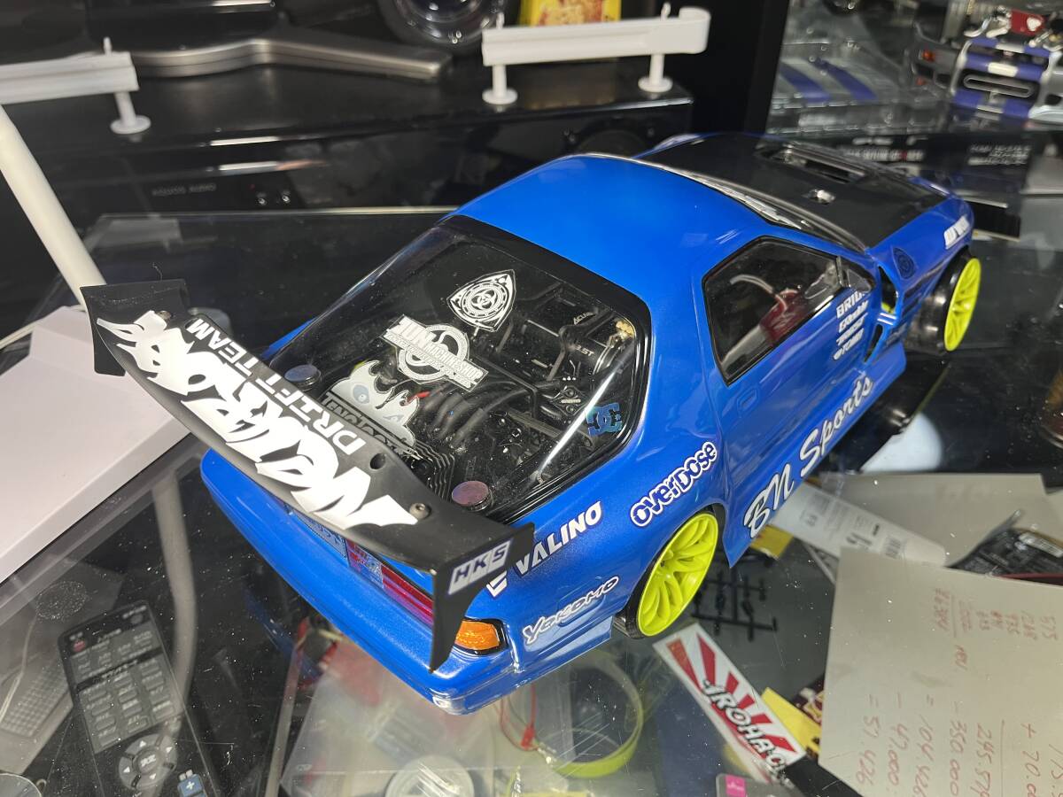 ヨコモ　TEAM SAMURAI FC3s RX-7 ライトパーツ付き　中古品_画像6