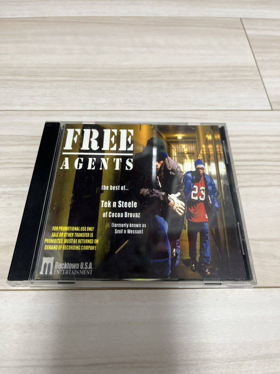 Free agents tek n steel 激レア盤 幻盤 大放出 アングラ Boombap conscious jazzy Discogs購入 90年代 90’s Hiphop RAP_画像1