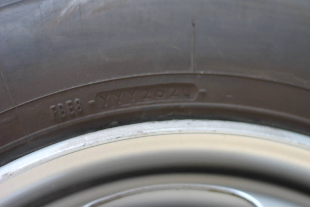 #2504 トラックパーツ！キャンター１７．５インチ ５穴 ６本セット ミックス 205/70R17.5 中古タイヤセット！＃格安タイヤ #バリ山_画像7