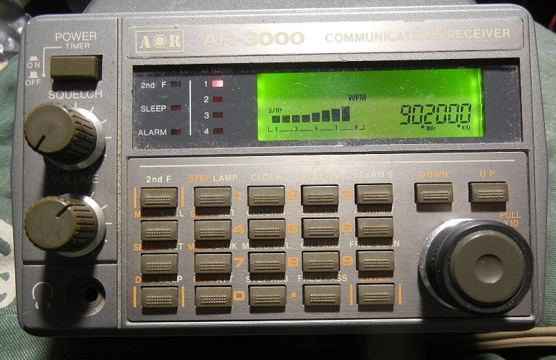 Yahoo!オークション - AR-3000 広帯域受信機 AC電源付き Yahoo!オークション - AR-3000 広帯域受信機 AC電源付き