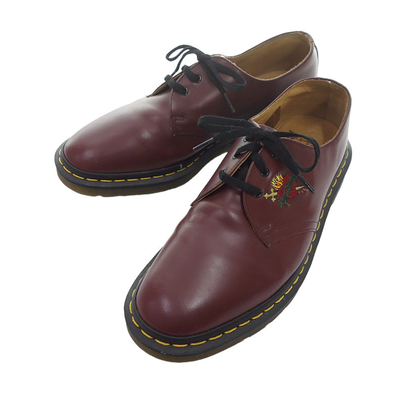 【特別価格】SUPREME Dr.Martens 1461 SACRED HEART レザーシューズ チェリーレッド メンズUS9_画像1