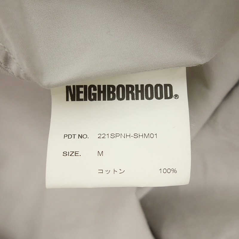 【特別価格】NEIGHBORHOOD 22SS TRAD C-SHIRT.LS 長袖 シャツ グレー メンズM_画像4