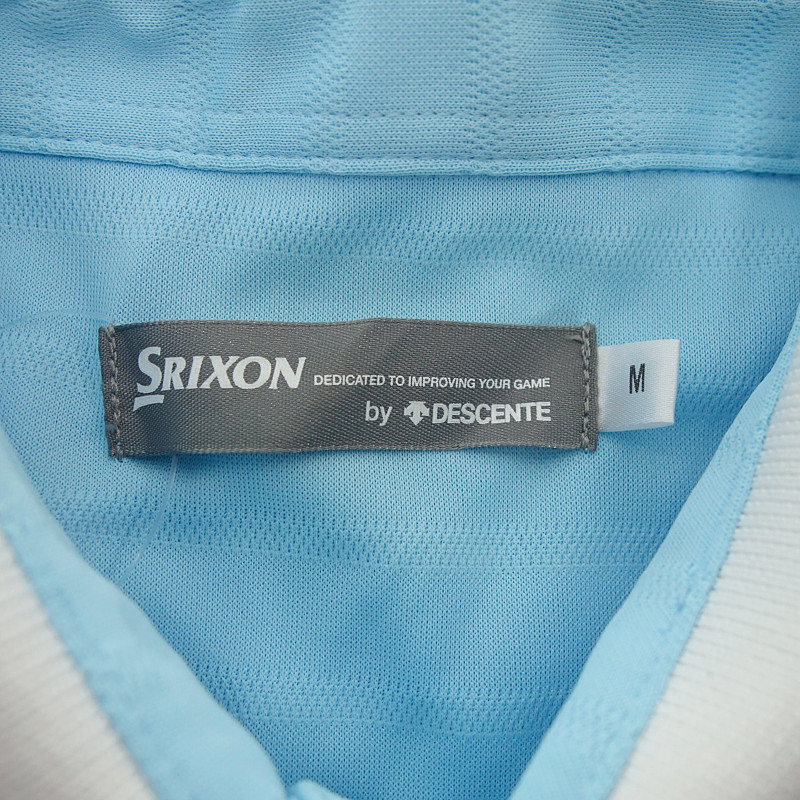 【特別価格】SRIXON by DESCENTE ゴルフ ノースリーブ ワンピース ライトブルー レディースM_画像3